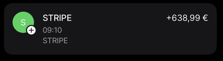 Stripe Notification 15